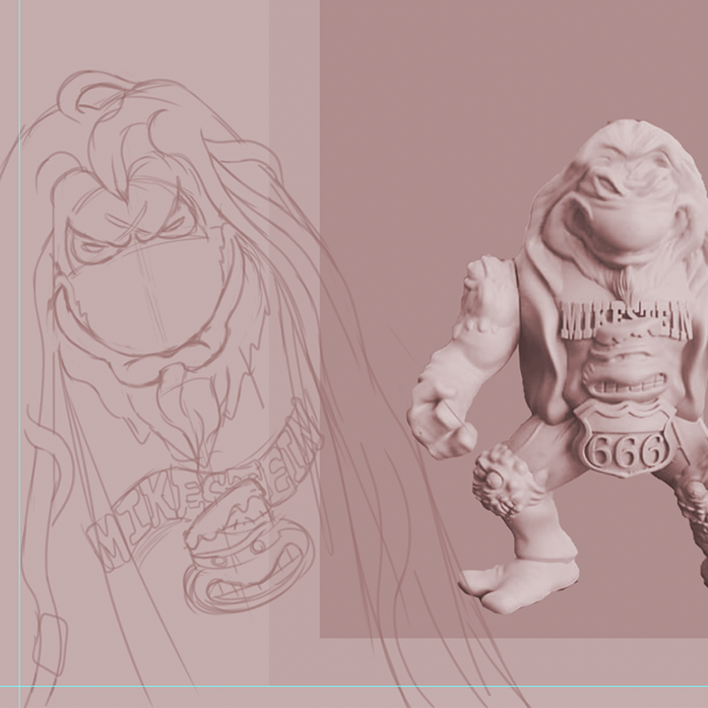 Illustration card art toy packaging RZ — GaboZeta freelance